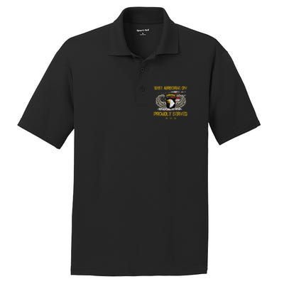 101st Airborne Divition Proudly Served Veterans Day PosiCharge RacerMesh Polo