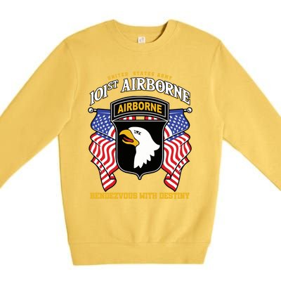 101st Airborne Division Veteran Gift Premium Crewneck Sweatshirt