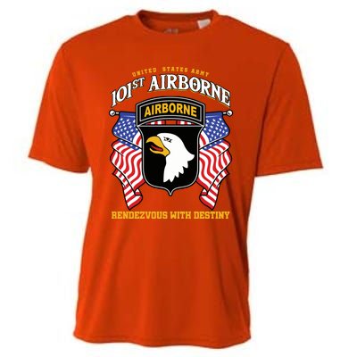 101st Airborne Division Veteran Gift Cooling Performance Crew T-Shirt