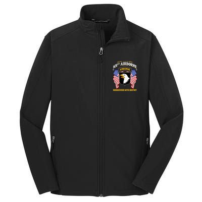 101st Airborne Division Veteran Gift Core Soft Shell Jacket