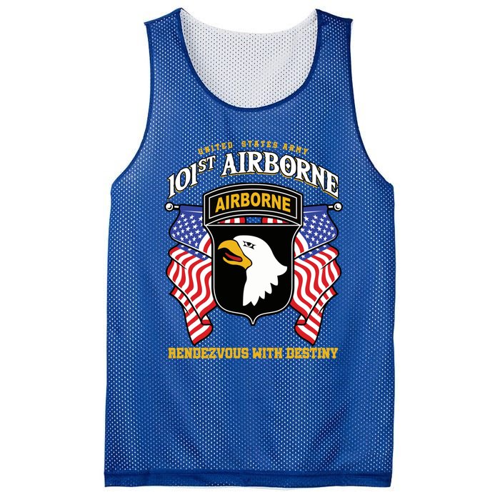 101st Airborne Division Veteran Gift Mesh Reversible Basketball Jersey Tank