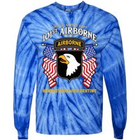 101st Airborne Division Veteran Gift Tie-Dye Long Sleeve Shirt