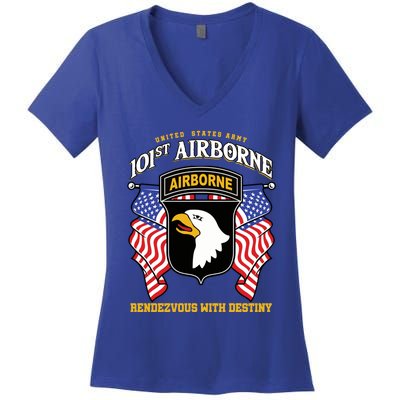 101st Airborne Division Veteran Gift Women's V-Neck T-Shirt