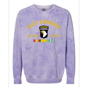 101st Airborne Division Vietnam Veteran Father Day Colorblast Crewneck Sweatshirt