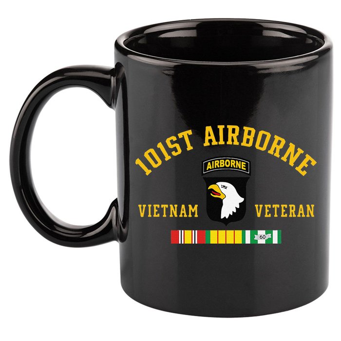 101st Airborne Division Vietnam Veteran Father Day 11oz C Handle Ceramic Mug