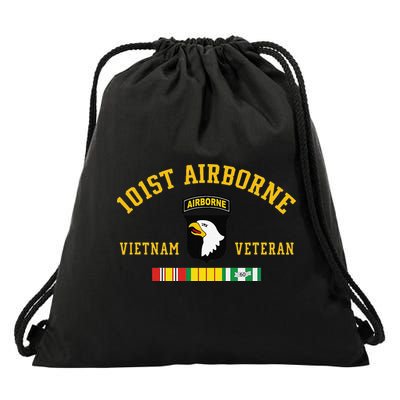 101st Airborne Division Vietnam Veteran Father Day Drawstring Bag