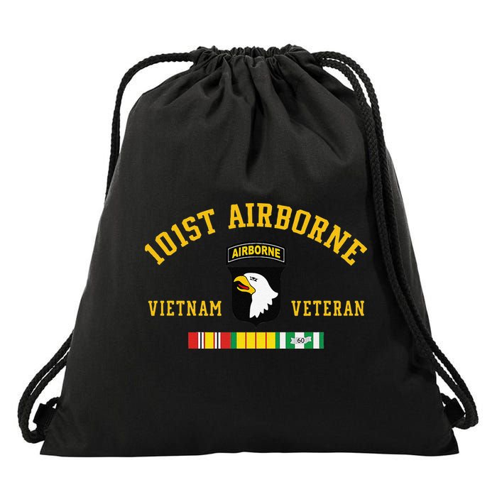 101st Airborne Division Vietnam Veteran Father Day Drawstring Bag