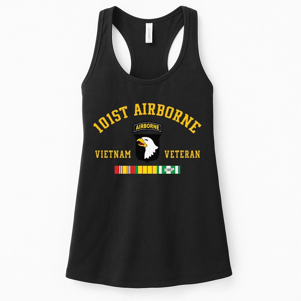 101st Airborne Division Vietnam Veteran Father Day Womens Tank Top