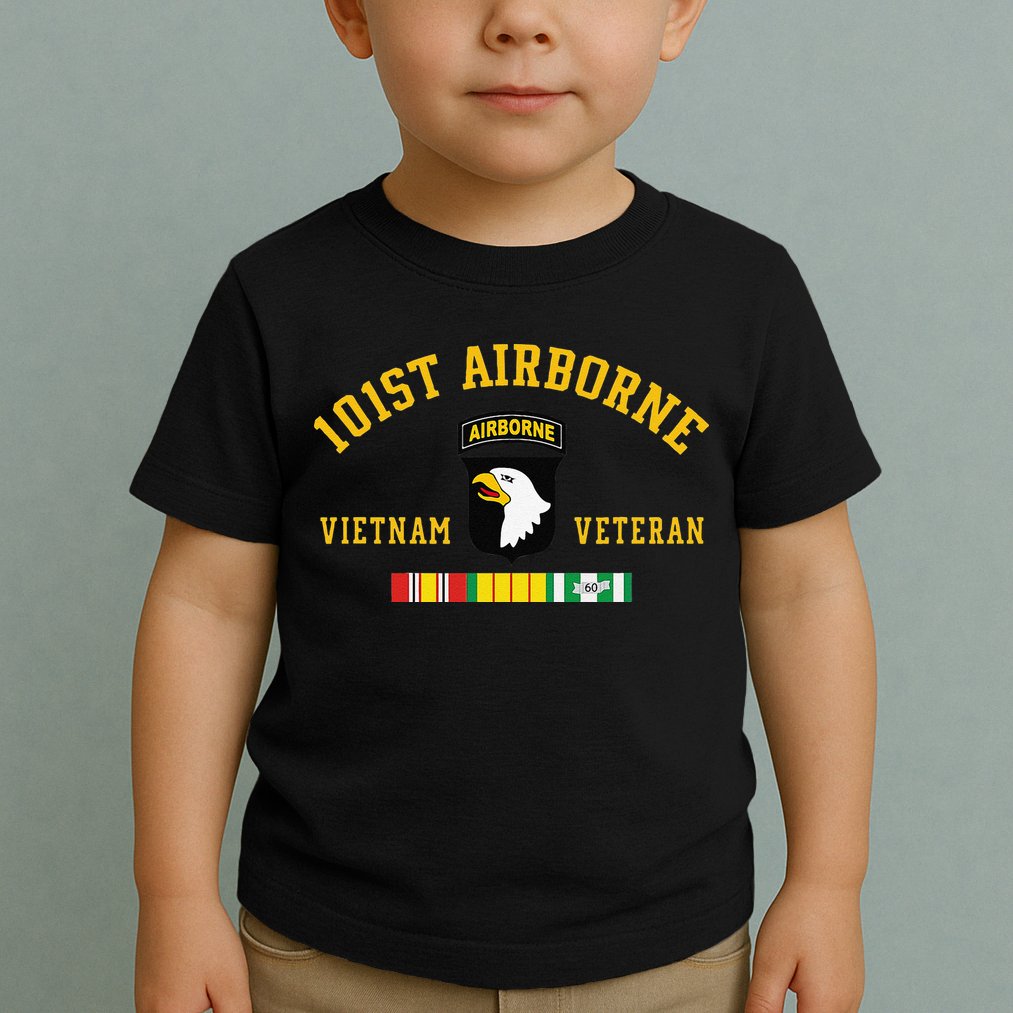 101st Airborne Division Vietnam Veteran Father Day Toddler T-Shirt
