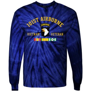 101st Airborne Division Vietnam Veteran Father Day Tie-Dye Long Sleeve Shirt