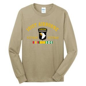 101st Airborne Division Vietnam Veteran Father Day Tall Long Sleeve T-Shirt