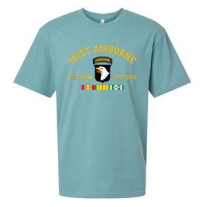 101st Airborne Division Vietnam Veteran Father Day Sueded Cloud Jersey T-Shirt