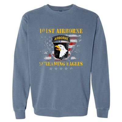 101st Airborne Division Veteran Screaming Eagle Garment-Dyed Sweatshirt