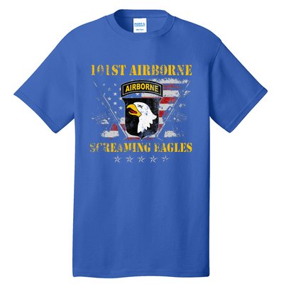 101st Airborne Division Veteran Screaming Eagle Tall T-Shirt