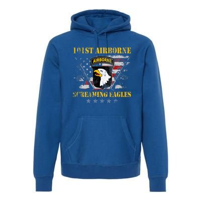 101st Airborne Division Veteran Screaming Eagle Premium Hoodie