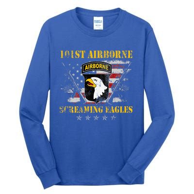 101st Airborne Division Veteran Screaming Eagle Tall Long Sleeve T-Shirt