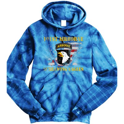 101st Airborne Division Veteran Screaming Eagle Tie Dye Hoodie