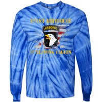 101st Airborne Division Veteran Screaming Eagle Tie-Dye Long Sleeve Shirt