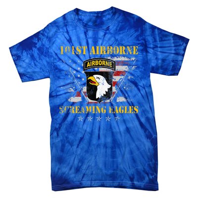 101st Airborne Division Veteran Screaming Eagle Tie-Dye T-Shirt