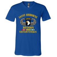 101st Airborne Division Vietnam Veteran Cool Gift Veterans Day Cute Gift V-Neck T-Shirt