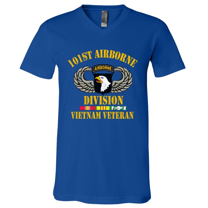 101st Airborne Division Vietnam Veteran Cool Gift Veterans Day Cute Gift V-Neck T-Shirt