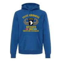 101st Airborne Division Vietnam Veteran Cool Gift Veterans Day Cute Gift Premium Hoodie