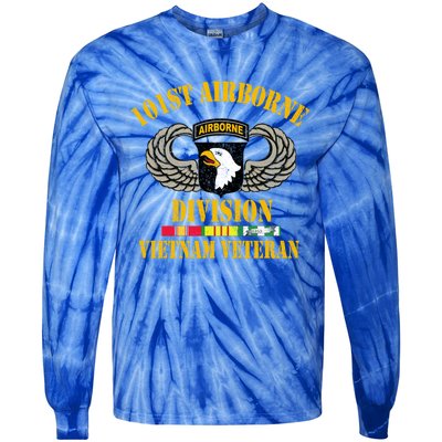 101st Airborne Division Vietnam Veteran Cool Gift Veterans Day Cute Gift Tie-Dye Long Sleeve Shirt