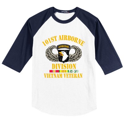 101st Airborne Division Vietnam Veteran Cool Gift Veterans Day Cute Gift Baseball Sleeve Shirt