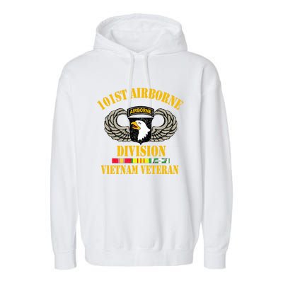 101st Airborne Division Vietnam Veteran Cool Gift Veterans Day Cute Gift Garment-Dyed Fleece Hoodie