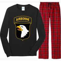 101st Airborne Division Military Veteran American Eagle Army Long Sleeve Pajama Set