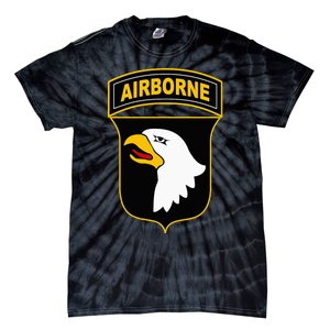 101st Airborne Division Military Veteran American Eagle Army Tie-Dye T-Shirt