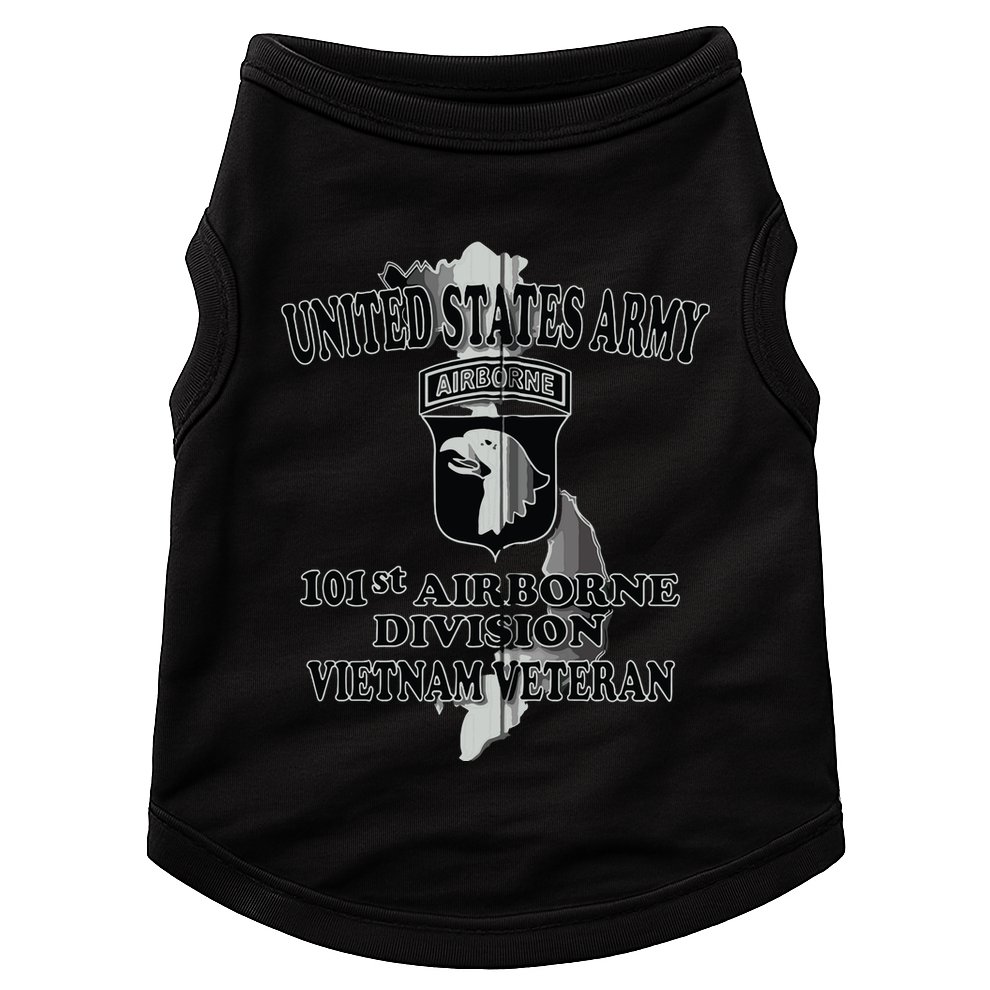 101st Airborne Division Vietnam Veteran Zip Hoodie Doggie Tank