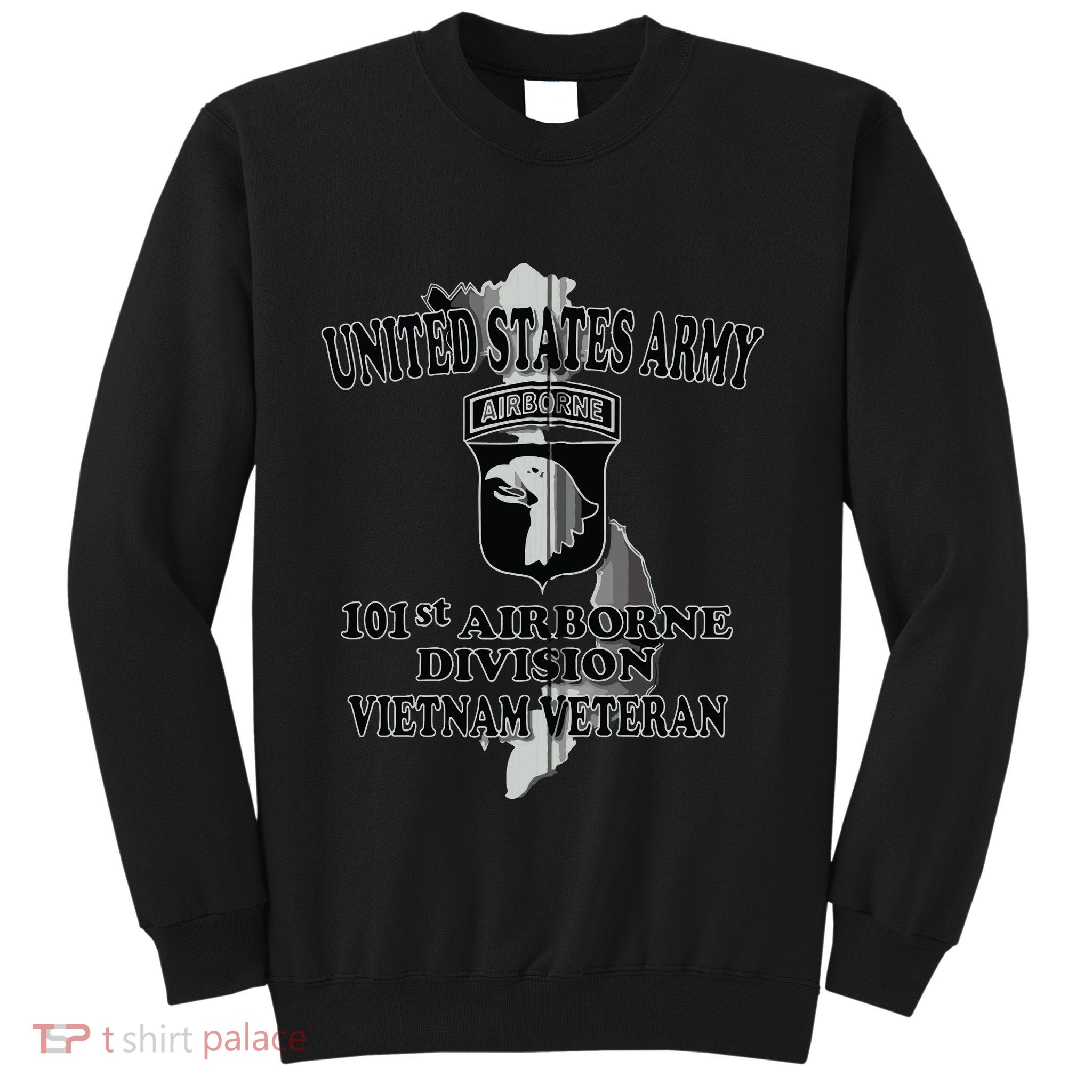 101st Airborne Division Vietnam Veteran Zip Hoodie Sweatshirt