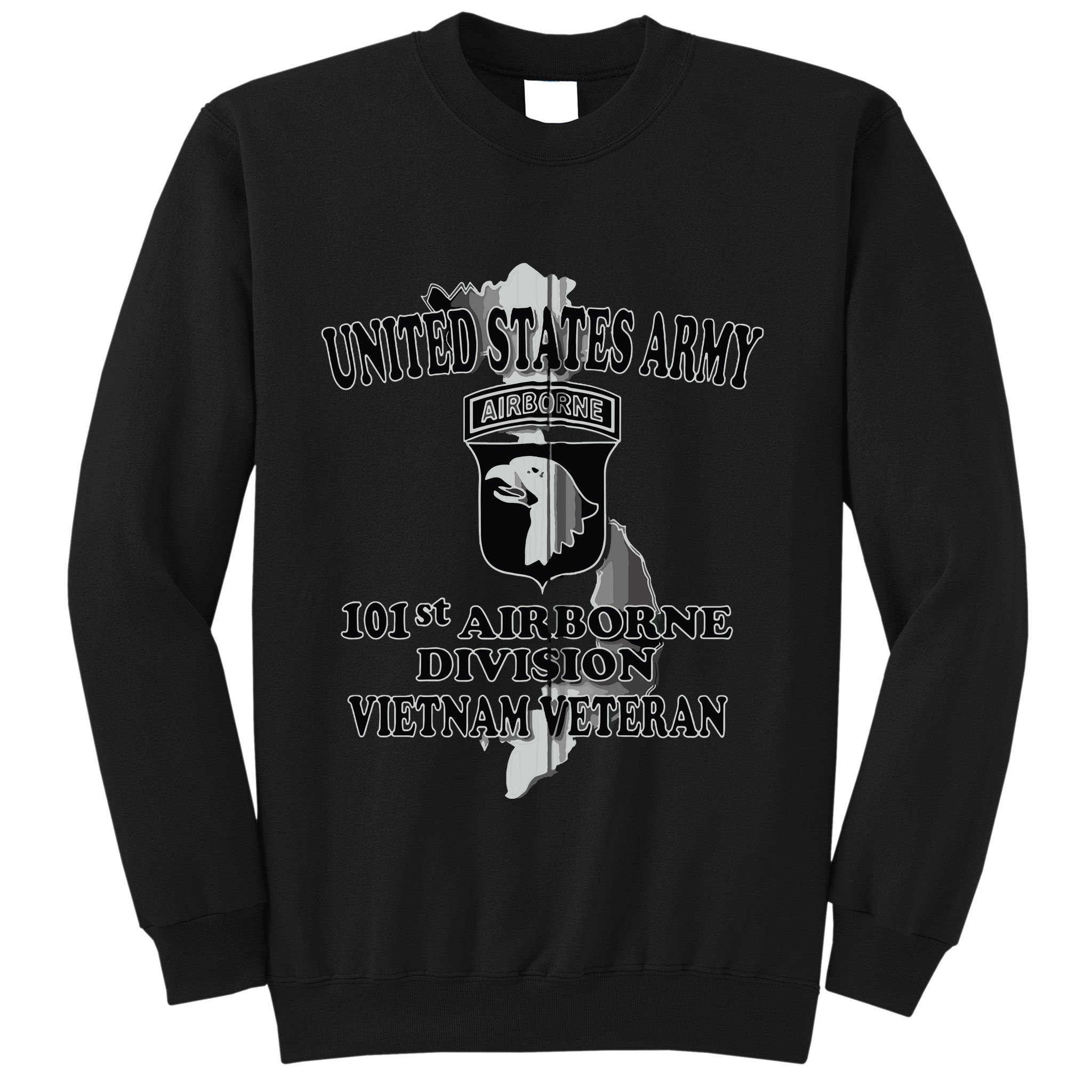 101st Airborne Division Vietnam Veteran Zip Hoodie Sweatshirt