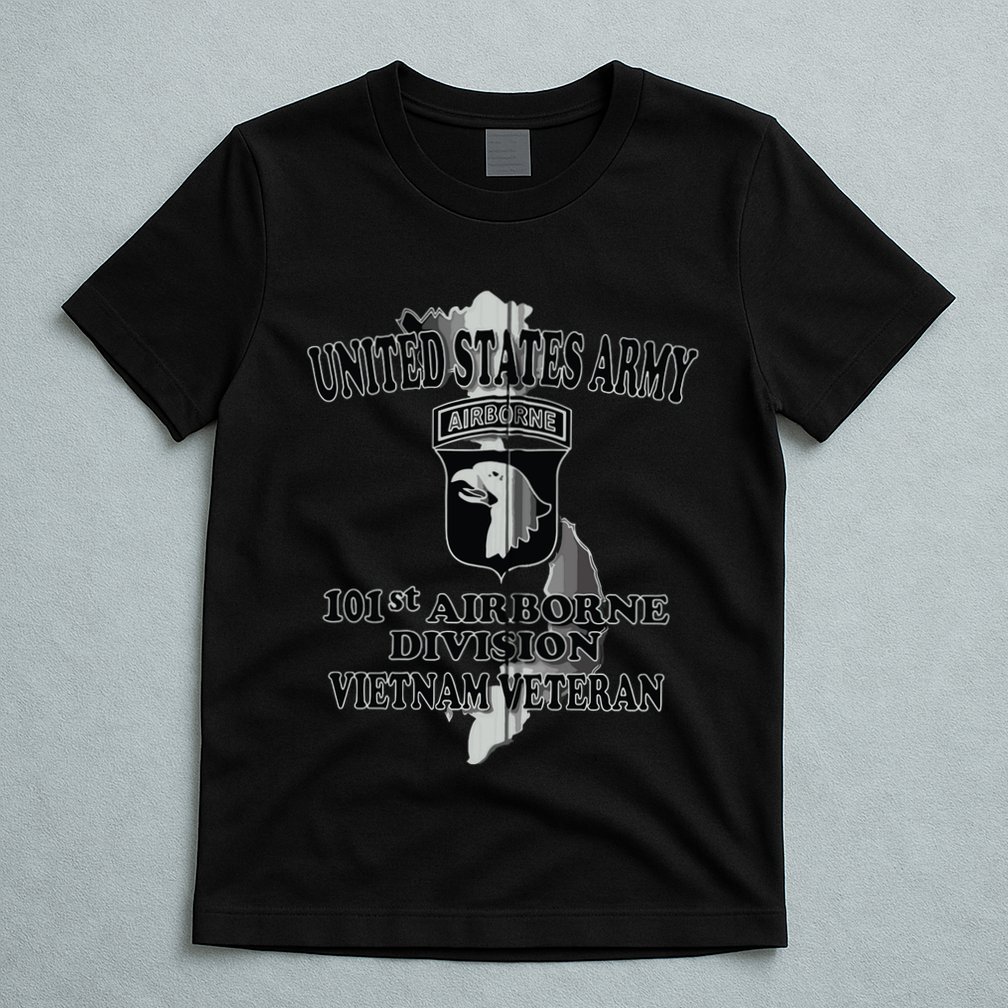 101st Airborne Division Vietnam Veteran Zip Hoodie T-Shirt