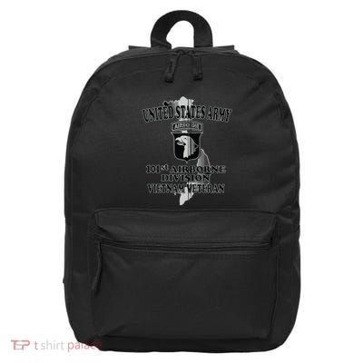 101st Airborne Division Vietnam Veteran Zip Hoodie 16 in Basic Backpack