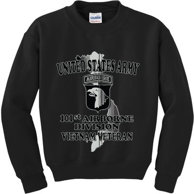 101st Airborne Division Vietnam Veteran Zip Hoodie Kids Sweatshirt