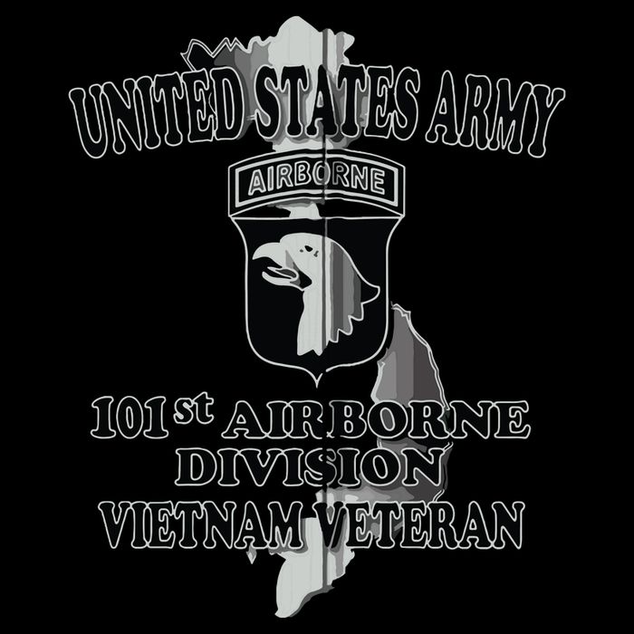 101st Airborne Division Vietnam Veteran Zip Hoodie Zip Tote Bag