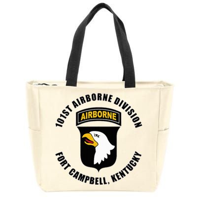101st Airborne Division Fort Campbell Kentucky Emblem Zip Tote Bag