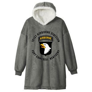 101st Airborne Division Fort Campbell Kentucky Emblem Hooded Wearable Blanket