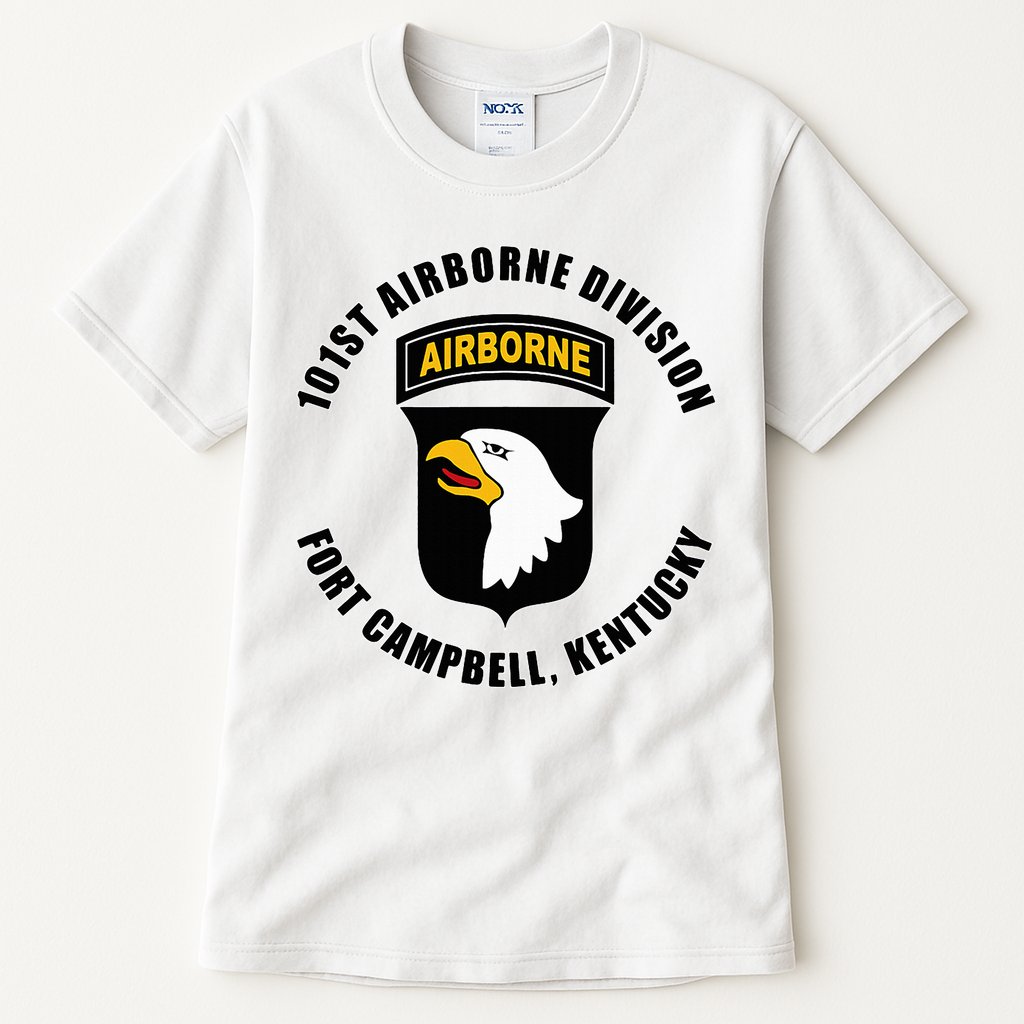 101st Airborne Division Fort Campbell Kentucky Emblem Tall T-Shirt
