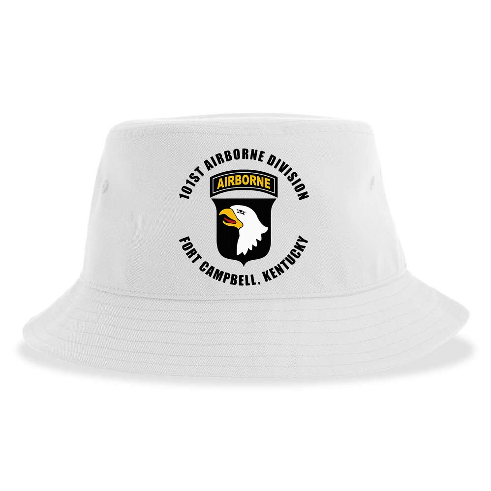 101st Airborne Division Fort Campbell Kentucky Emblem Sustainable Bucket Hat