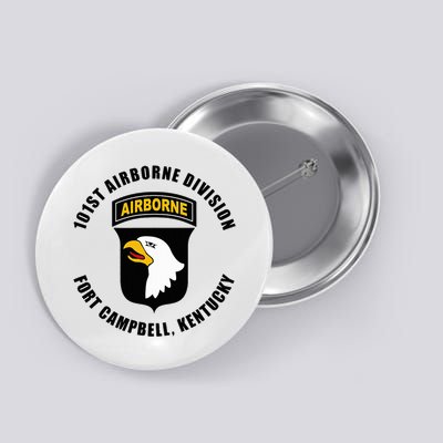 101st Airborne Division Fort Campbell Kentucky Emblem Button