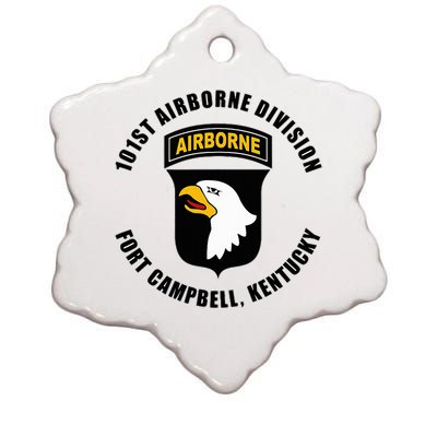 101st Airborne Division Fort Campbell Kentucky Emblem Ceramic Star Ornament