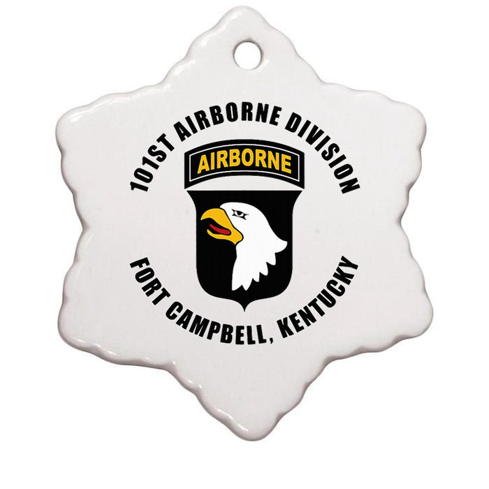 101st Airborne Division Fort Campbell Kentucky Emblem Ceramic Star Ornament