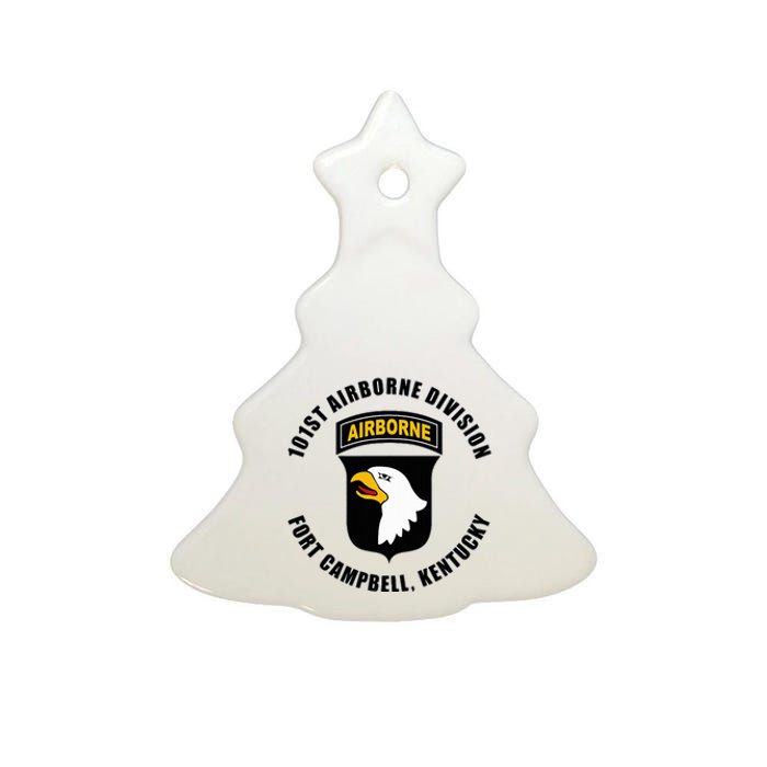 101st Airborne Division Fort Campbell Kentucky Emblem Ceramic Tree Ornament