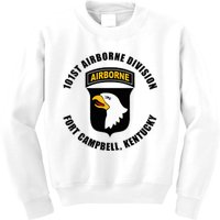 101st Airborne Division Fort Campbell Kentucky Emblem Kids Sweatshirt