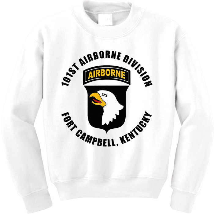 101st Airborne Division Fort Campbell Kentucky Emblem Kids Sweatshirt