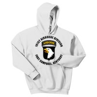 101st Airborne Division Fort Campbell Kentucky Emblem Kids Hoodie