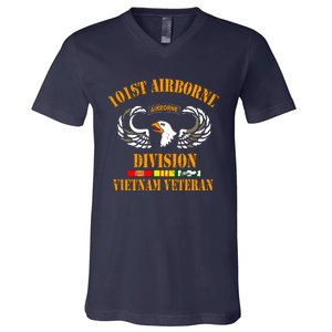 101st Airborne Division Vietnam Veteran, Veterans Day V-Neck T-Shirt